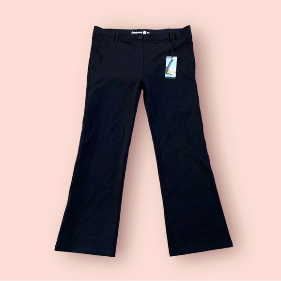 NWT Betabrand Black Classic Dress Yoga Pants Flat Front Bootcut Size 2XL - Picture 1 of 3